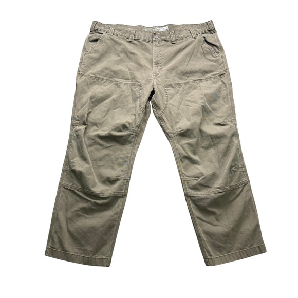 Carhartt Other - Carhartt Rugged Flex Work Pants Men's 46x30 Khaki Canvas Double Front Utility